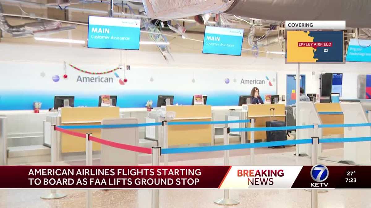  Several American Airline flights delayed at Eppley Airfield 