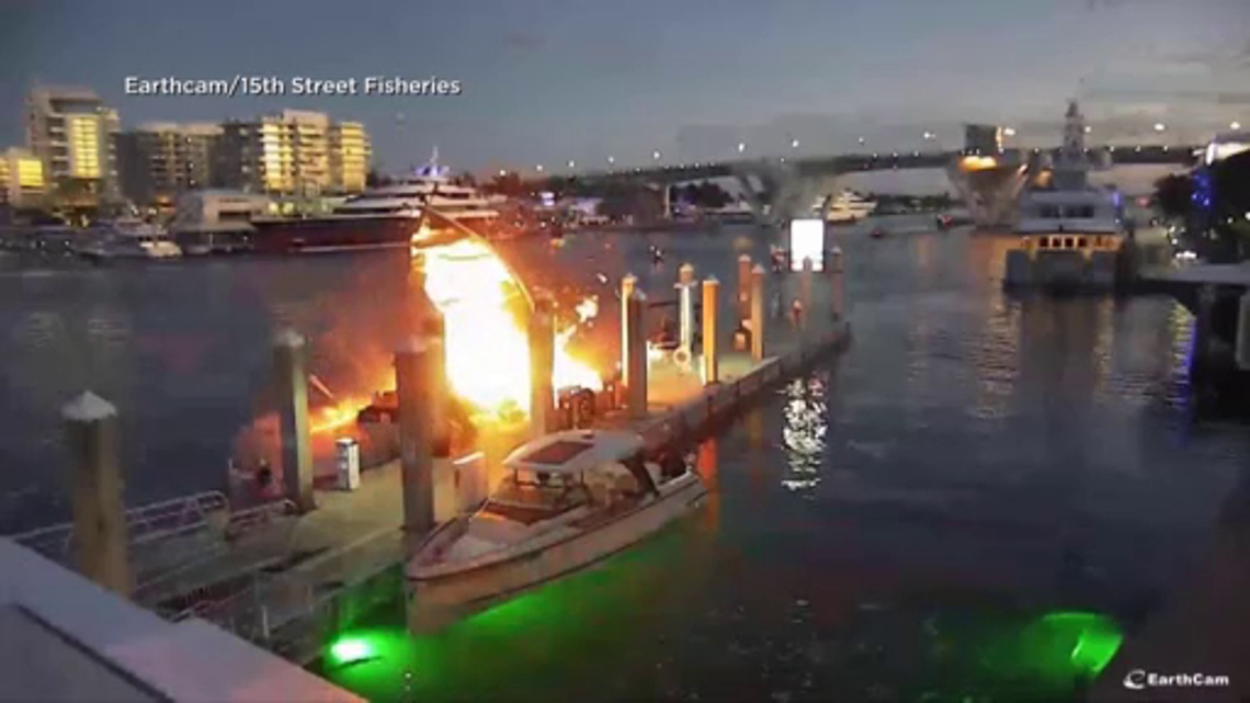  Boat explosion kills 1 person, injures 5 others in South Florida 