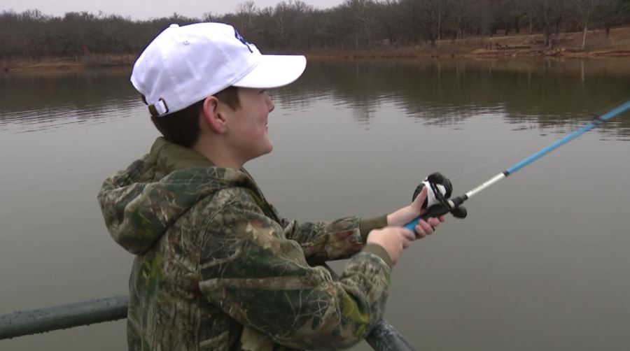  Boy raising money to bring joy of fishing to children in hospitals 