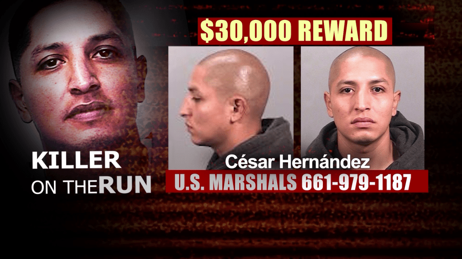  Reward increased to $30k for information on Cesar Hernandez 