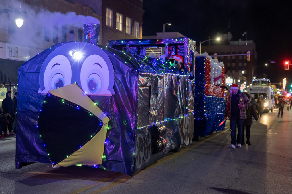   
																And the winner is … This float was the best in the Galesburg Holly Days Parade 
															 