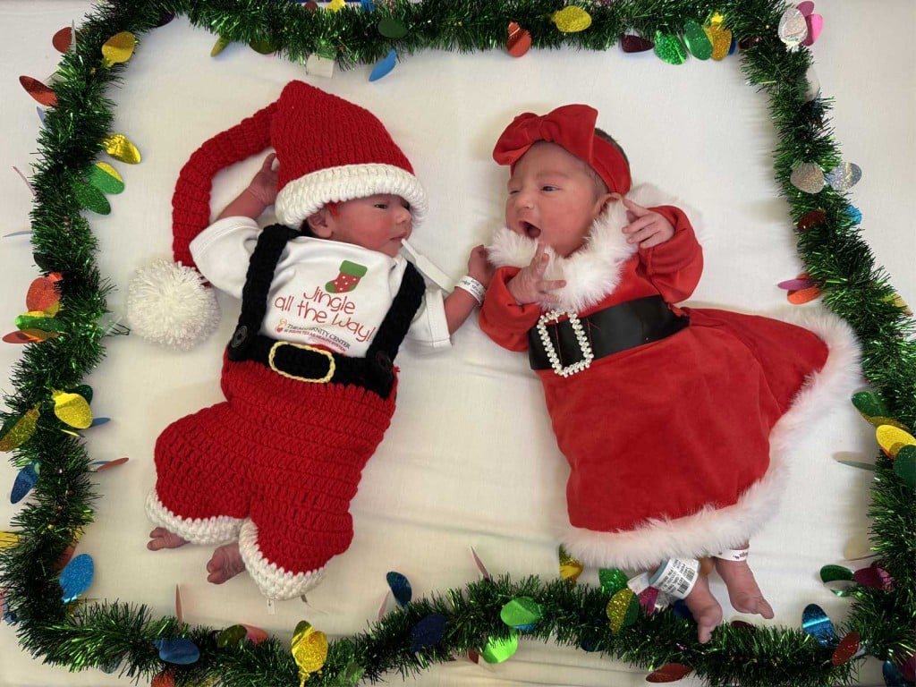  STHS celebrates the birth of four babies born on Christmas Day 