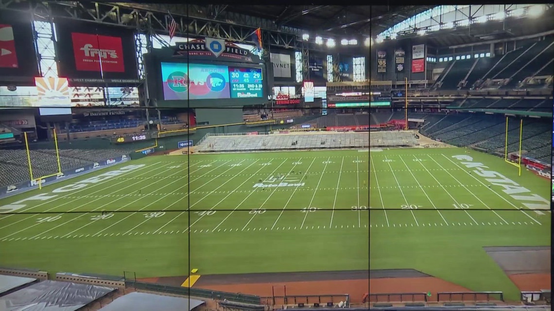  Chase Field makes big transformation for 35th Annual Rate Bowl college football game 