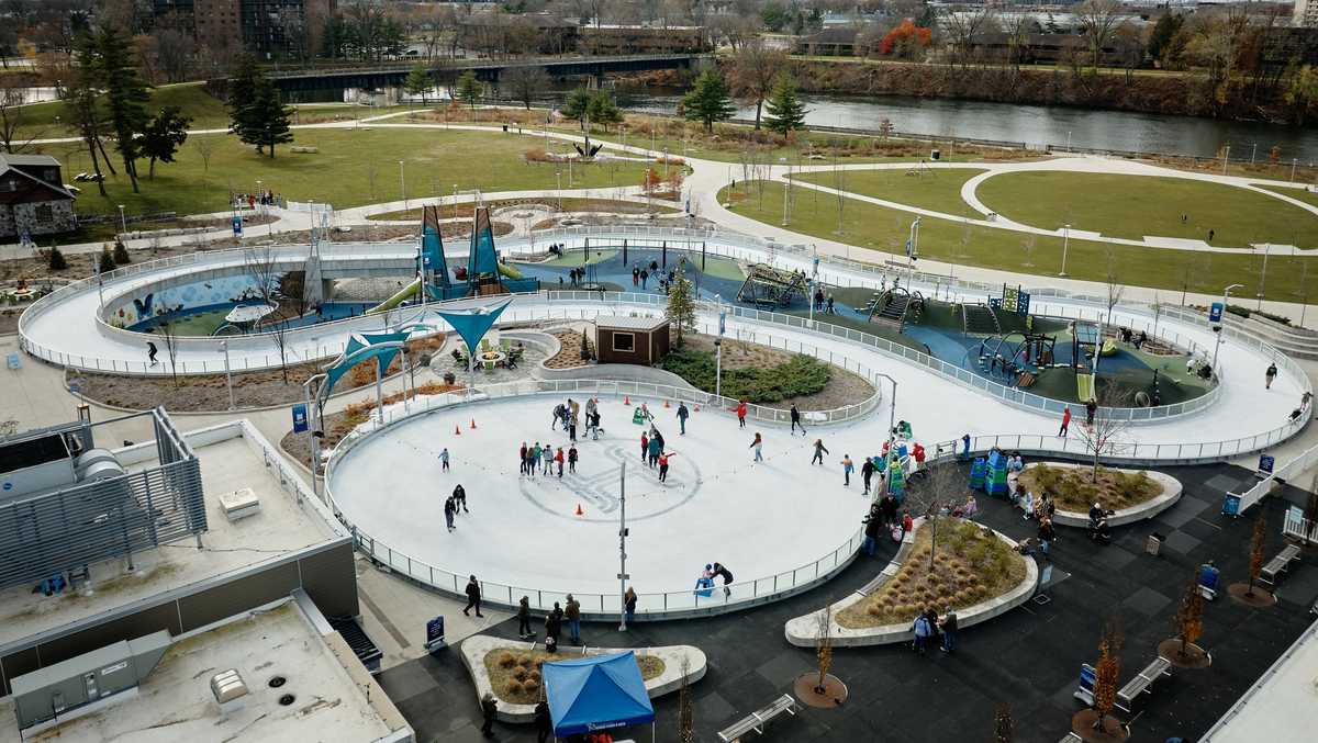  Tired of ice skating in circles? Check out this 'ice trail' 