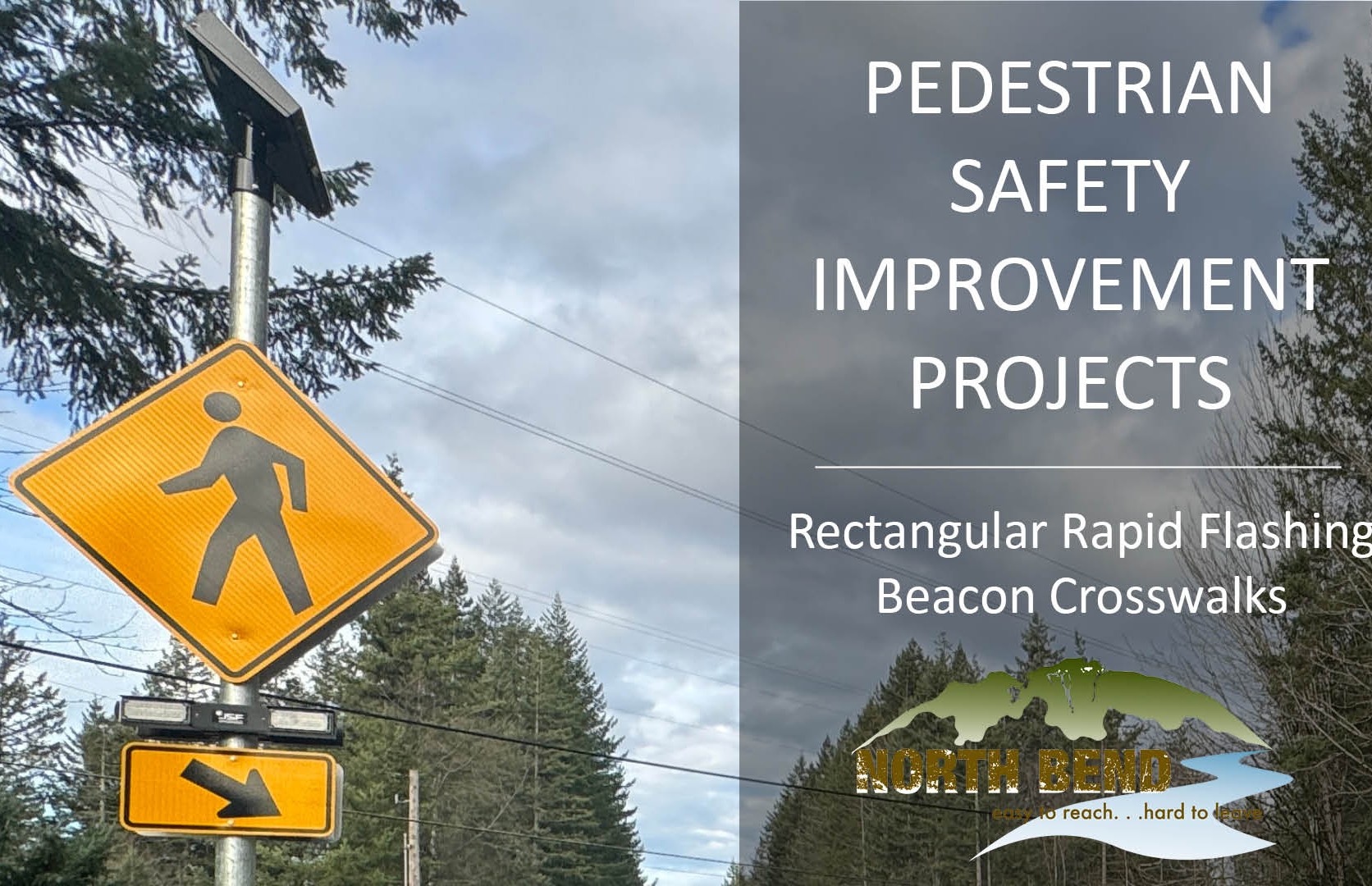  North Bend Installs New Flashing Crosswalks to Boost Pedestrian Safety - Living Snoqualmie 