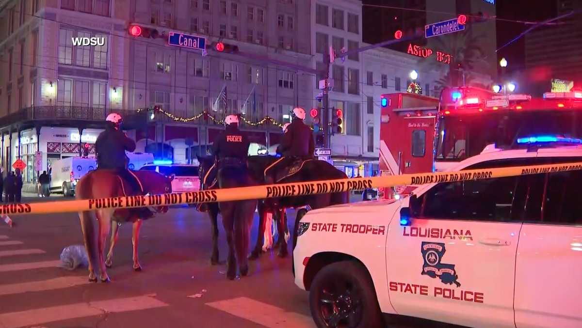  At least 10 killed after car plows into crowd in New Orleans 