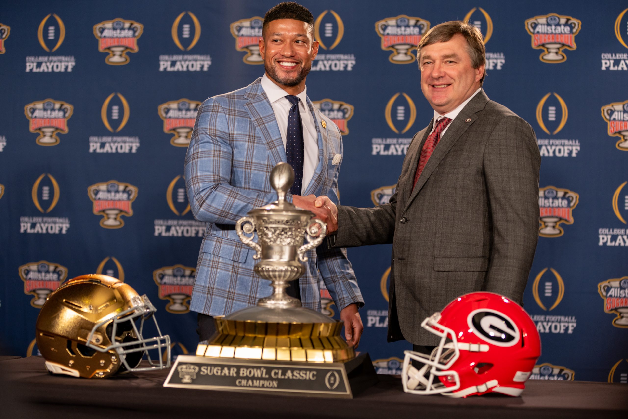  Allstate Sugar Bowl: Georgia Bulldogs and Notre Dame Fighting Irish gear up for physical matchup 