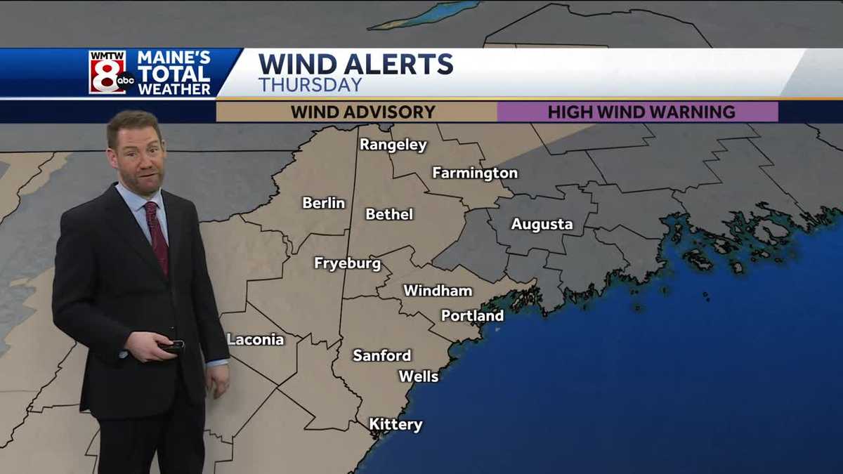  Impact weather: Strong winds hit Maine today 