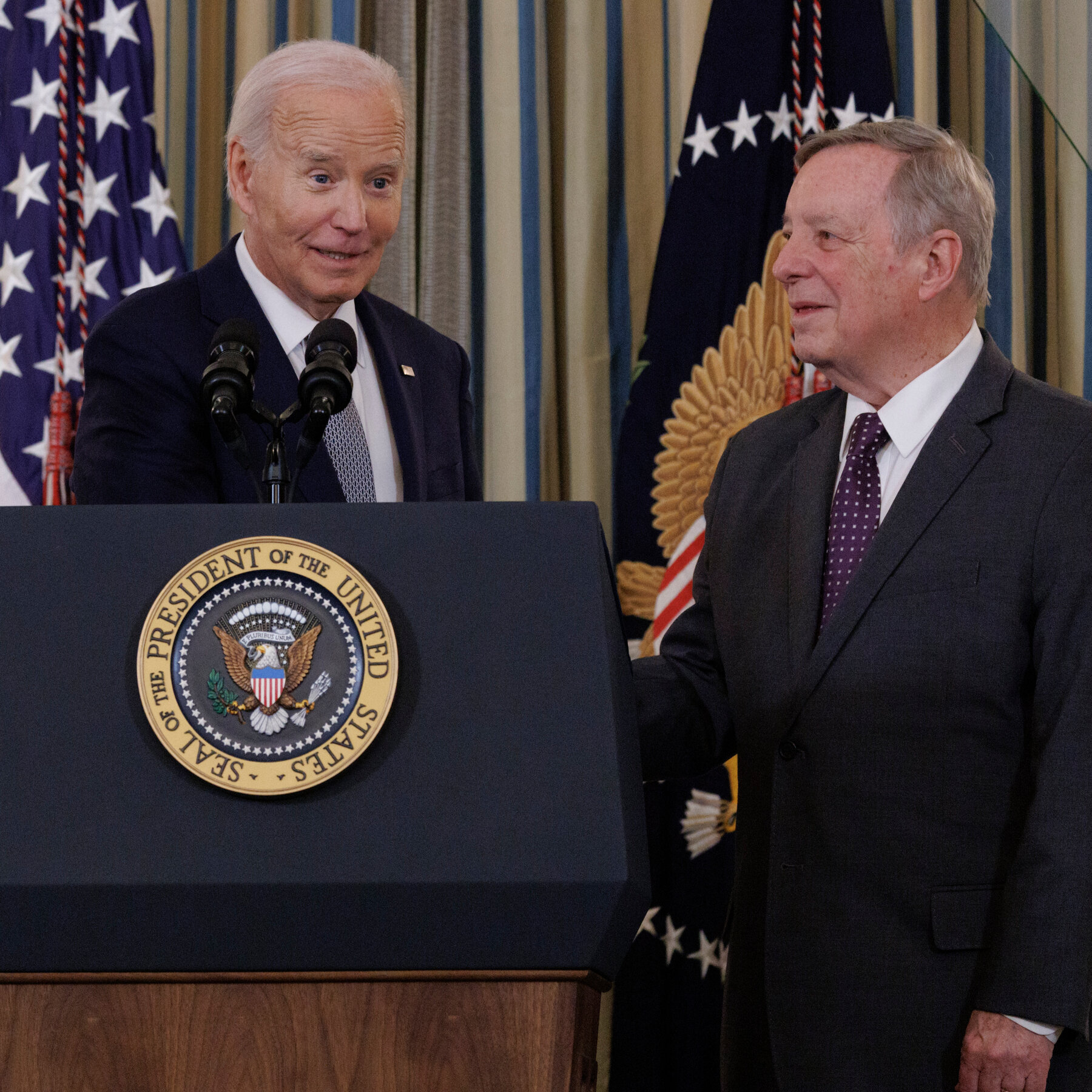  Biden Celebrates a Milestone on Judicial Confirmations After a Major Push by Democrats 