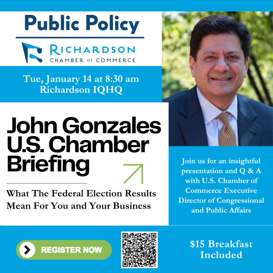   
																01/14/2025 - Public Policy - John Gonzales, U.S. Chamber Briefing - Jan 14, 2025 
															 