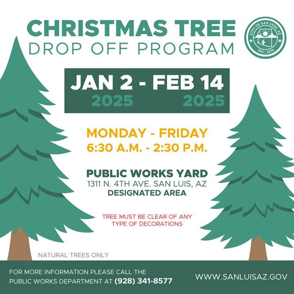  Christmas Tree Drop-off Program 