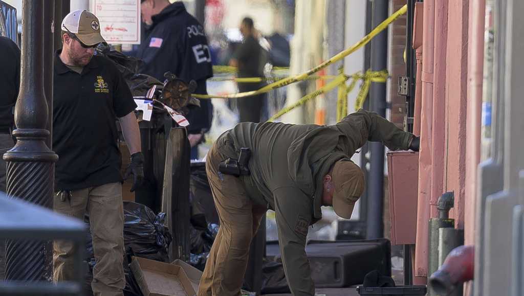  New Orleans attacker had suspected bomb materials at home, reserved truck weeks ago, officials say 