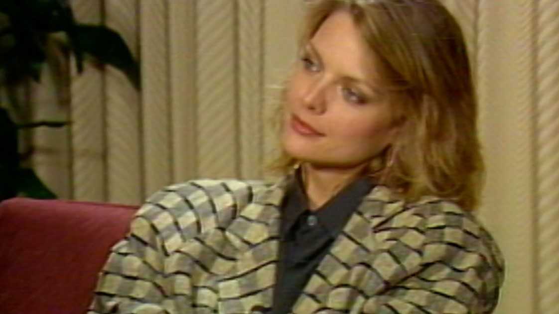   
																Michelle Pfeiffer talked 'Ladyhawke' and 'Into the Night' in 1985 
															 