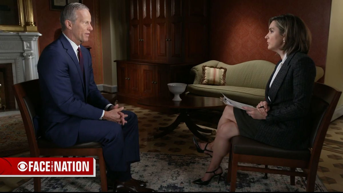  “Face the Nation” moderator Margaret Brennan sits down with Senate Majority Leader John Thune for an exclusive interview 