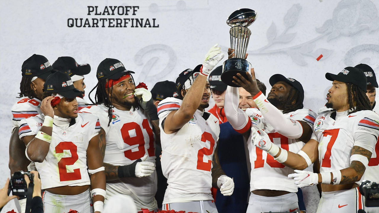  Ohio State 41, Oregon 21 in 111th Edition of the Rose Bowl in Pasadena 