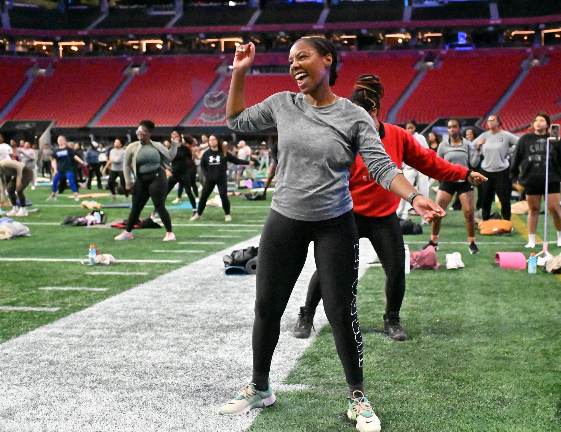   
																Feel the burn: Fitness on the Field is back at Mercedes-Benz Stadium 
															 