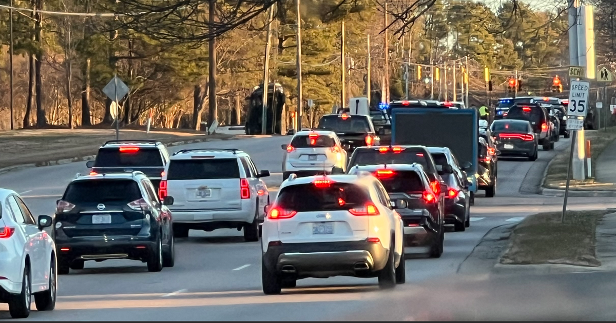  Crash into utility pole causes delays in Wake Forest 