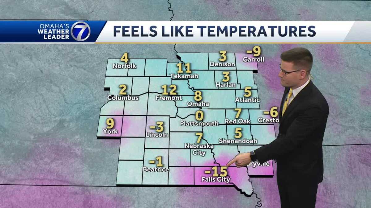  Arctic chill sticking around Tuesday 