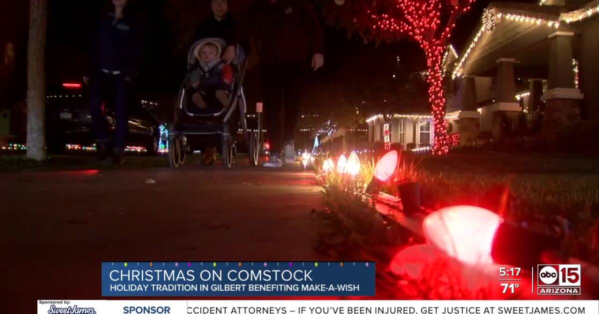  Christmas on Comstock: Enjoy the festive holiday displays and support Make-A-Wish Arizona! 