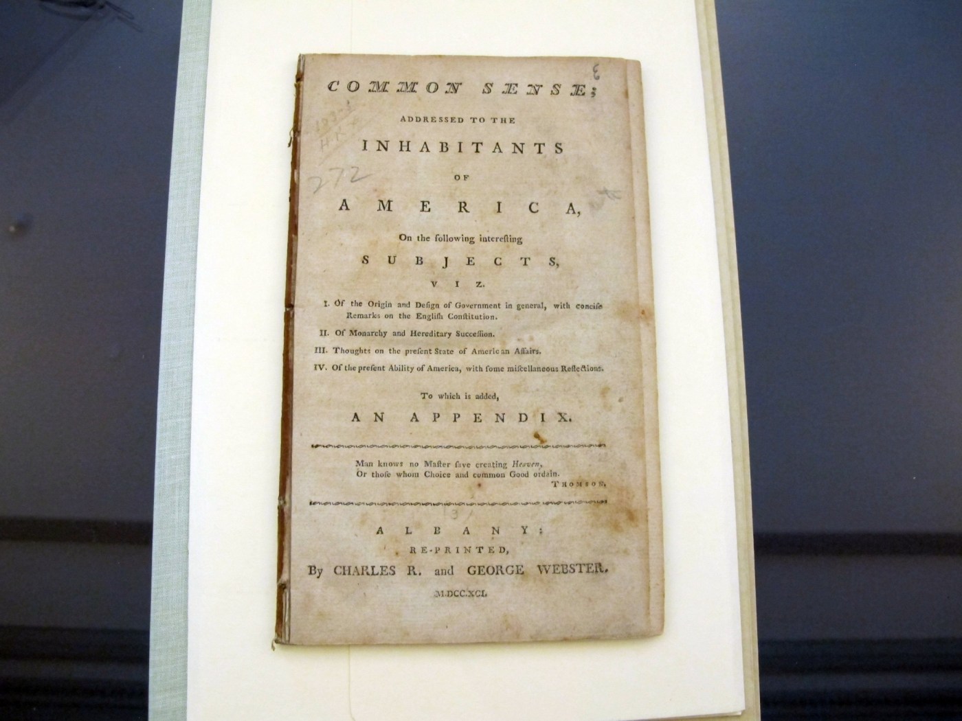  Today in History: January 10, Thomas Paine publishes ‘Common Sense’ 