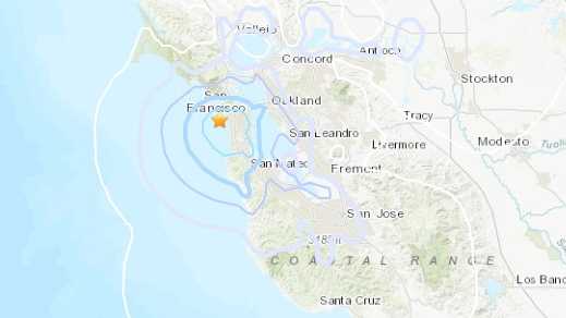  Magnitude 3.7 quake hits in San Francisco, USGS says 