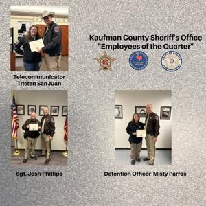  Kaufman County Sheriff's Office Celebrates Excellence: Employees of the Quarter Announced 