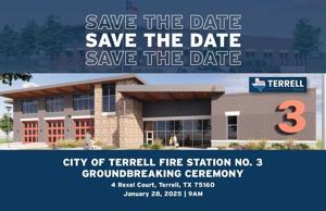  Groundbreaking Ceremony for Terrell Fire Station No. 3 Set for January 28th 