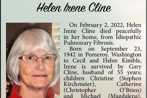  Helen Irene Cline 