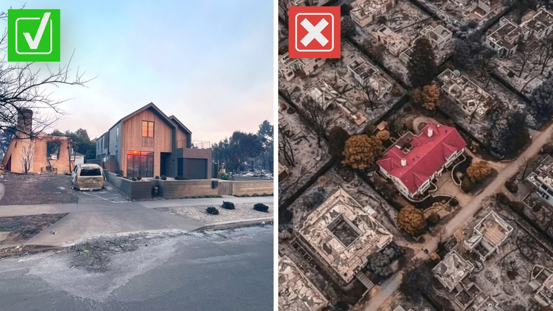  Fact-checking viral ‘lone survivor’ house images from California fires 