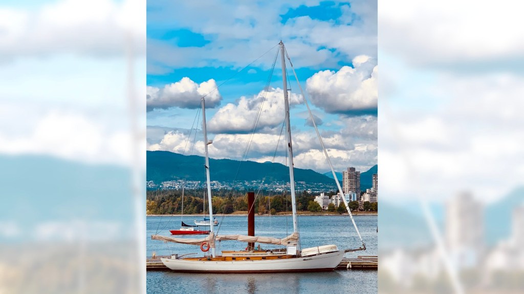  On the Water: I spotted a sailboat with local ties on my trip to Vancouver, Canada 