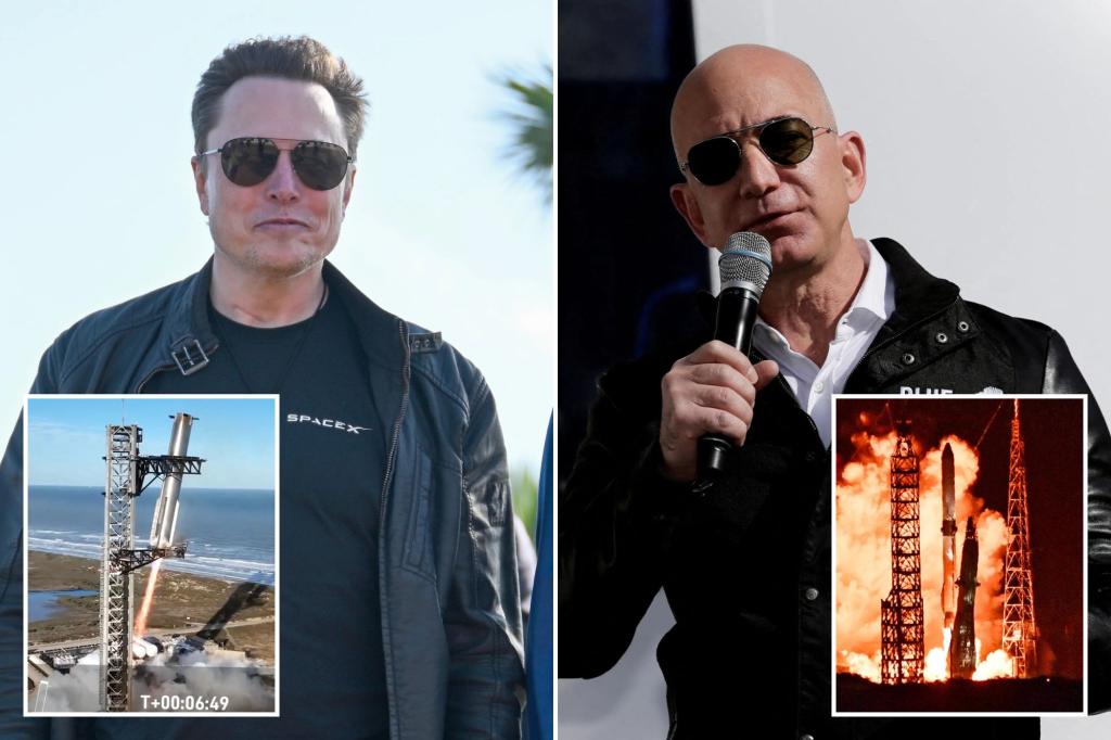  Bezos vs Musk billionaire space race gets serious with launches on same day – but who will win? 