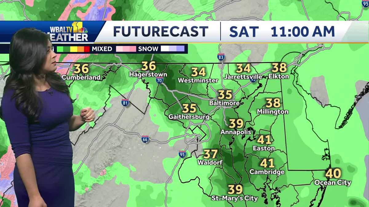  Warmer break on Friday before rain and snow for the weekend 