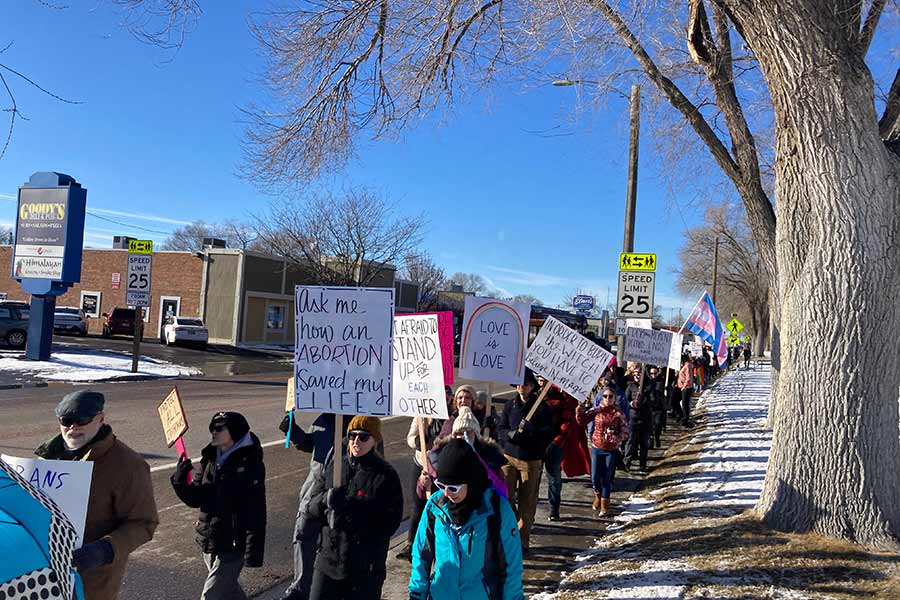  Hundreds turn up for ‘People’s March’ through Pocatello 