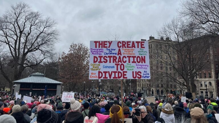  Women’s March, renamed People’s March, takes over Boston Common ahead of Trump inauguration 