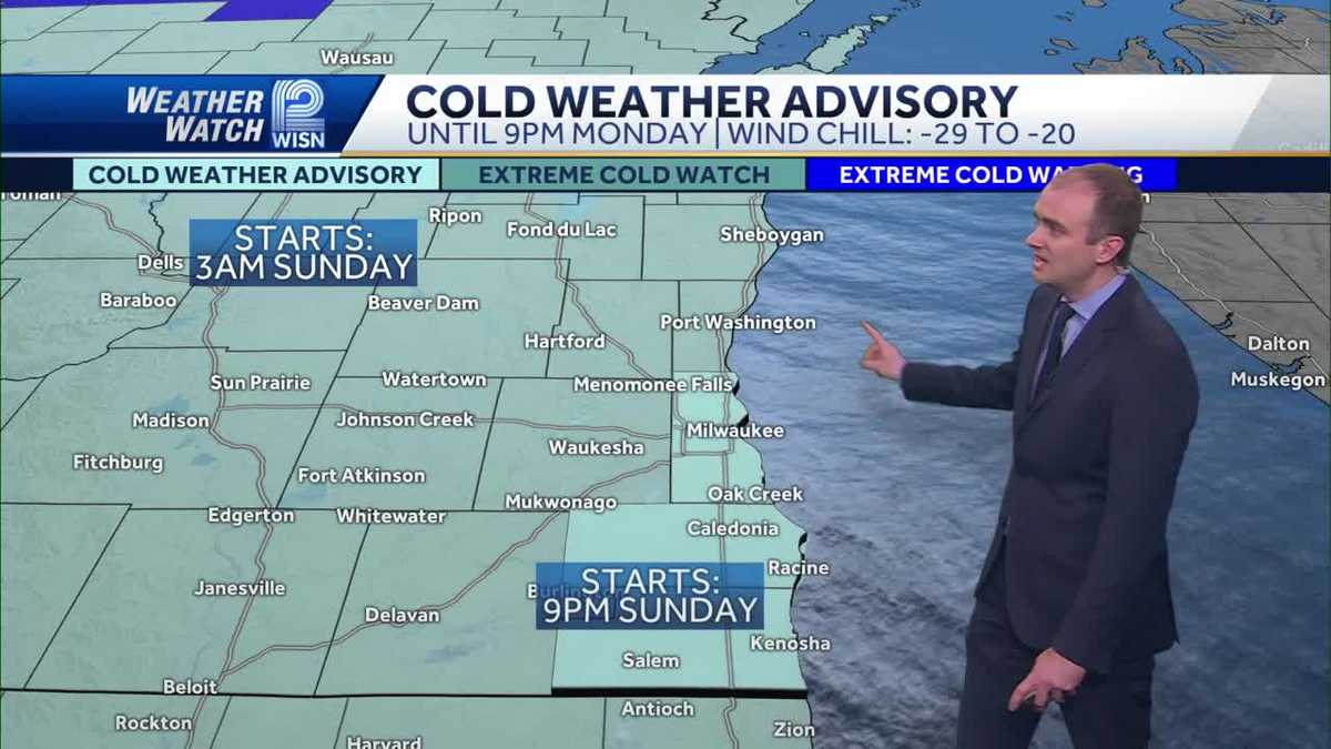  Cold Weather Health Advisory issued for Milwaukee County 