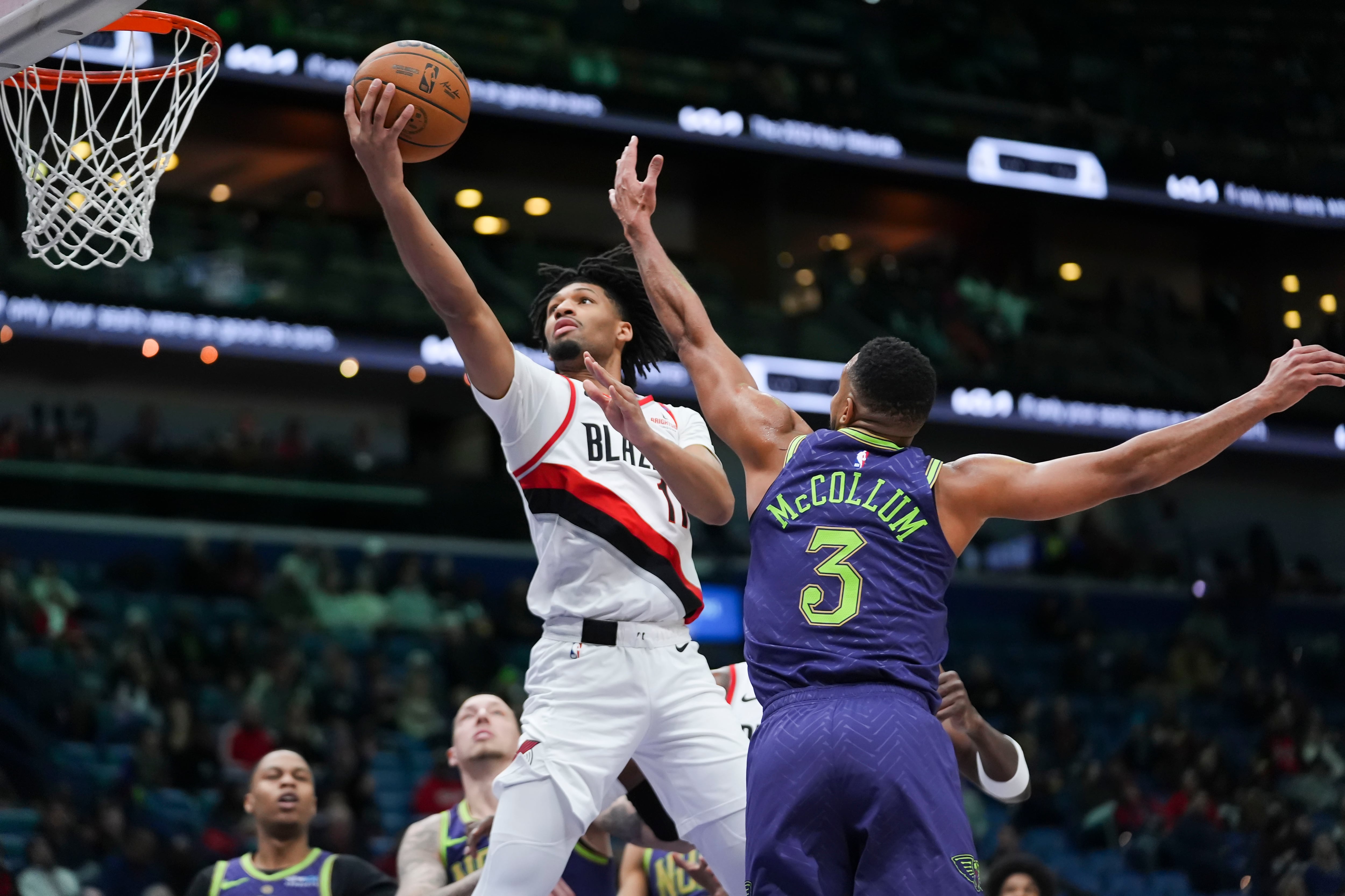  Trail Blazers' Shaedon Sharpe removed from starting lineup 