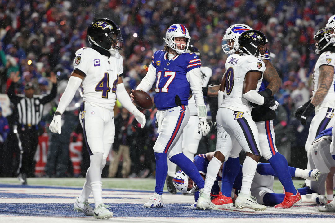  Bills Hold Off Ravens, 27-25, to Advance to AFC Championship 