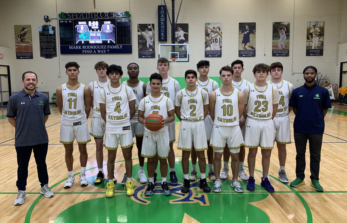  Yuma Catholic Shamrocks Roll to 74-36 Victory Over River Valley, Extend Winning Streak 