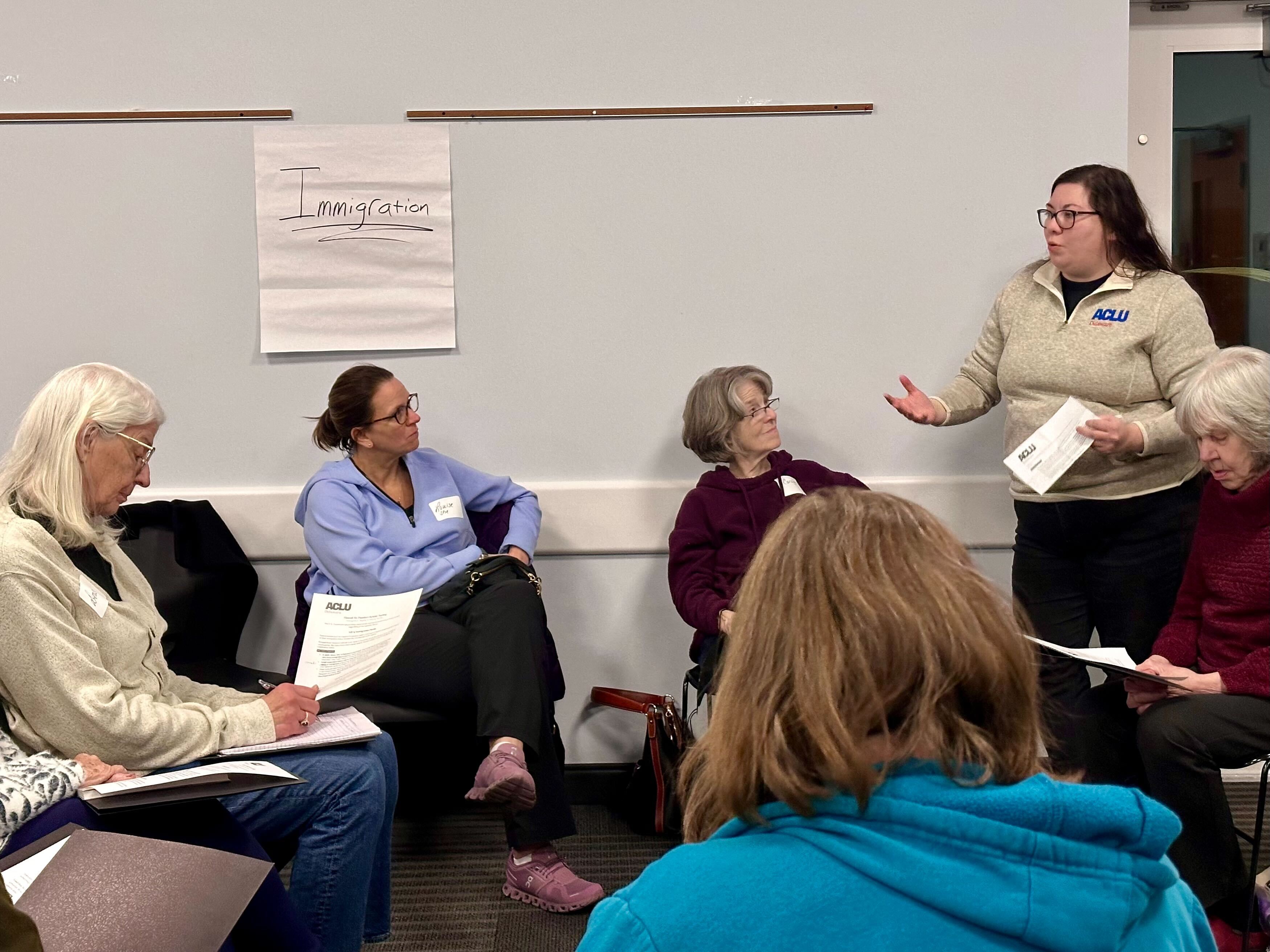  Delaware ACLU trains activists to repel threats to immigrants, reproductive rights and LGBTQ+ protections under Trump 