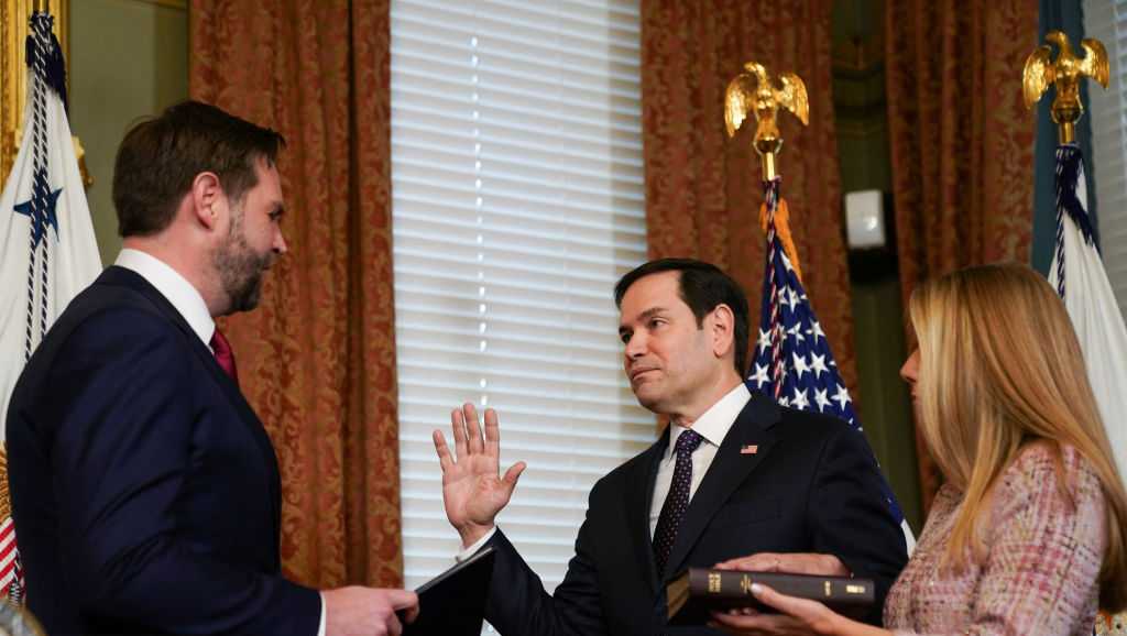  Marco Rubio sworn in as secretary of state 