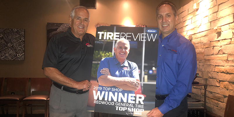  Redwood General Tire is the 2019 Tire Review Top Shop Winner 