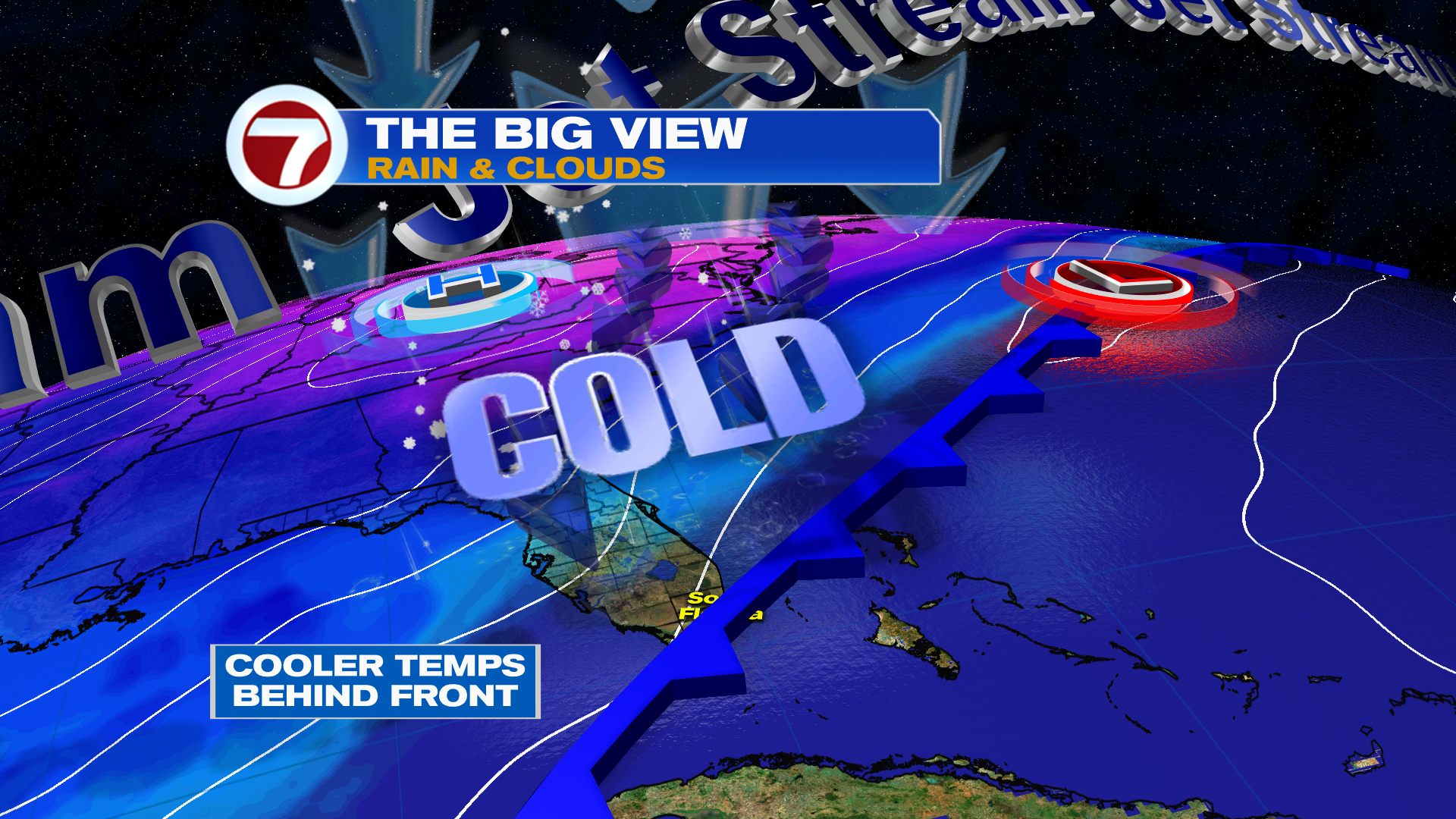  Cold and Cloudy Behind Wednesday Cold Front 