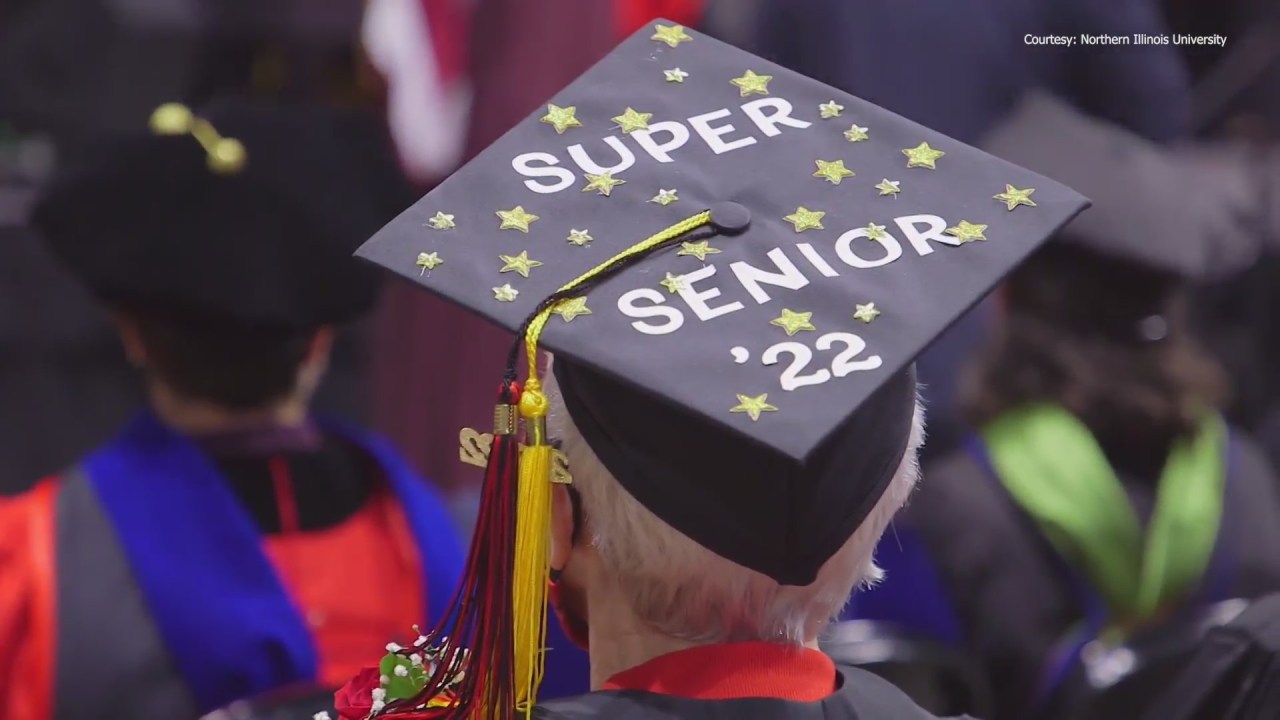  ‘Don’t quit’: 90-year-old woman graduates from Northern Illinois University 