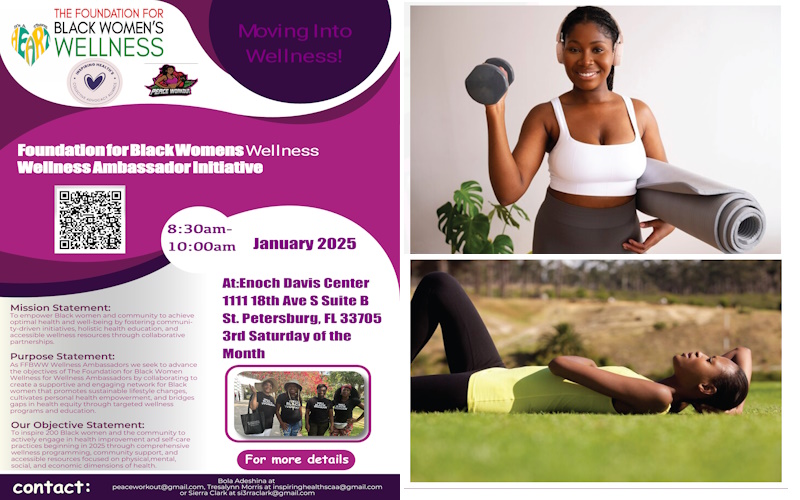  “Moving into Wellness” Series kicks off Jan 18 at Enoch Davis 