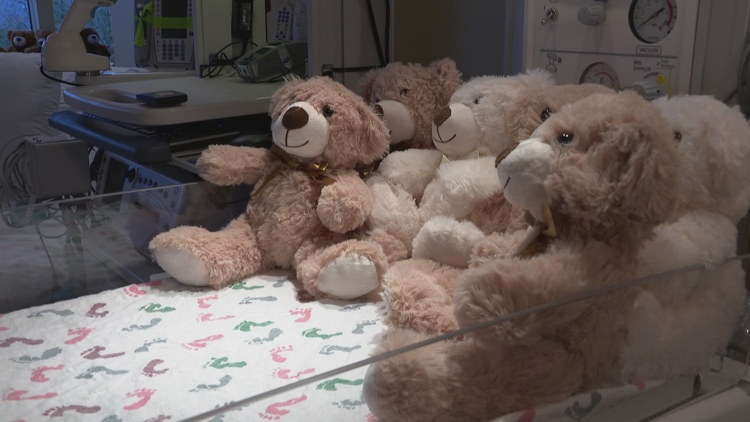  Hundreds of teddy bears donated to Puyallup hospital for families grieving infant loss 