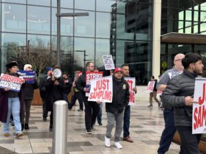  Costco union workers rally outside shareholder meeting 