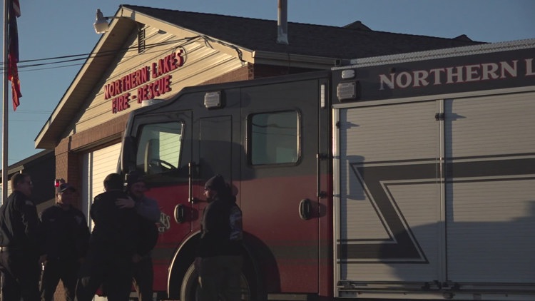  Northern Lakes Fire District crew returns home after weeks in LA fighting wildfires 