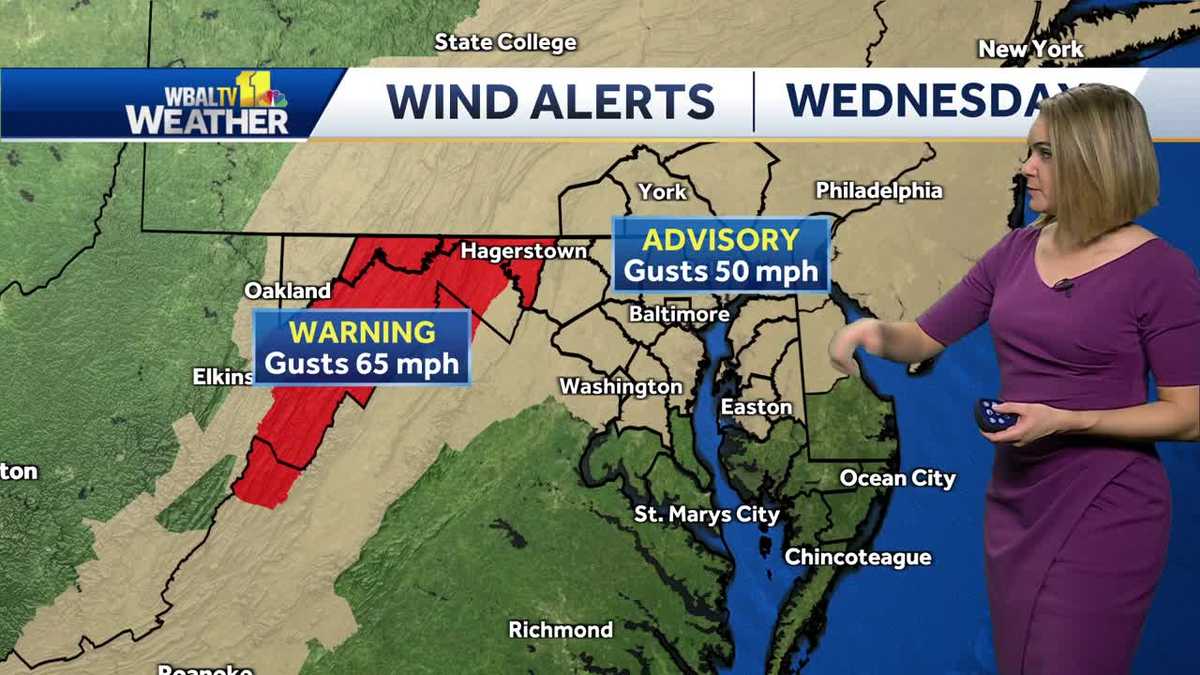  Wind Advisory in place on Impact Weather Wednesday 