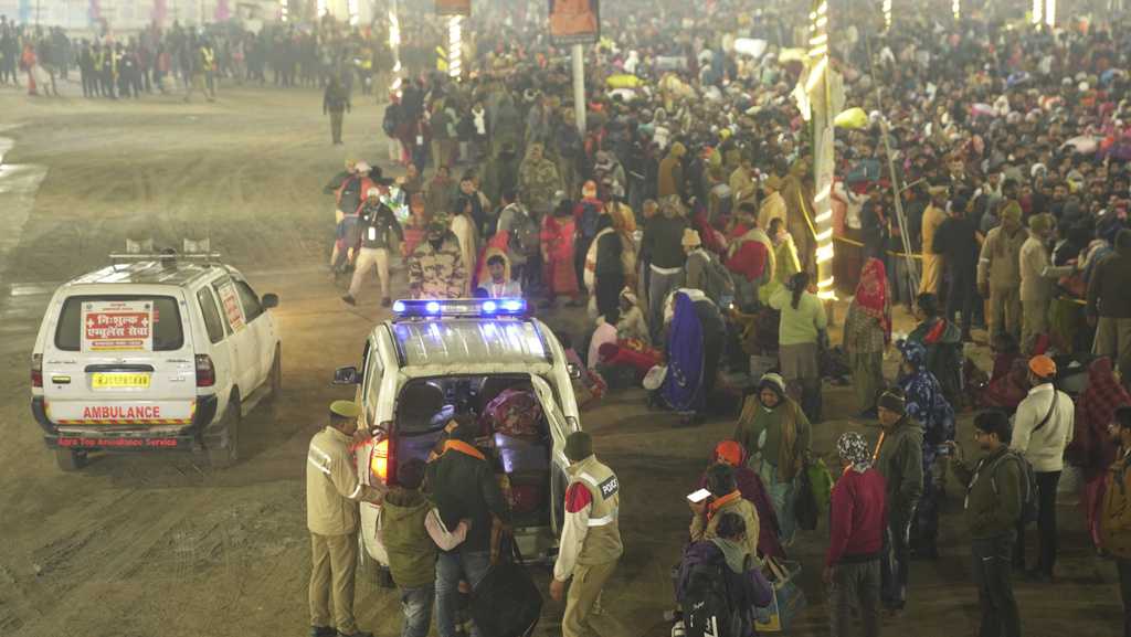  Police say at least 30 people have died in a stampede at the massive Maha Kumbh festival in India 