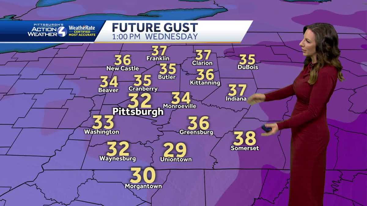  Windy with flurry threat Near I-80 